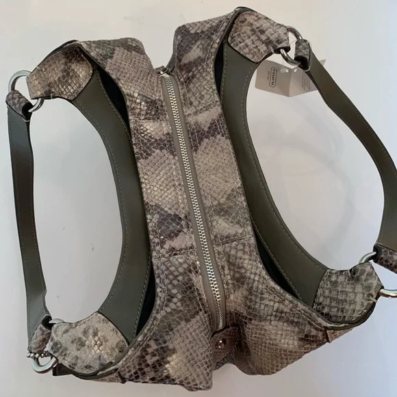 NEW Coach Python Print Maggie Hobo - Picture 7 of 8